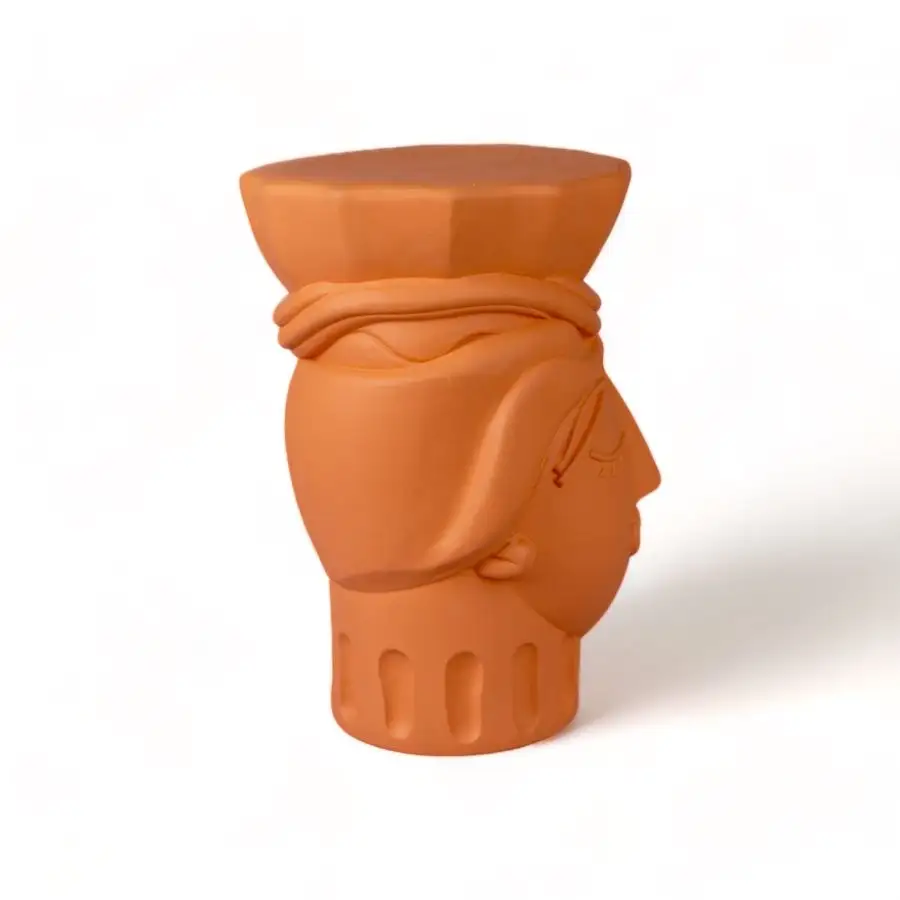 Seletti Magna Graecia Terracotta Stool Woman