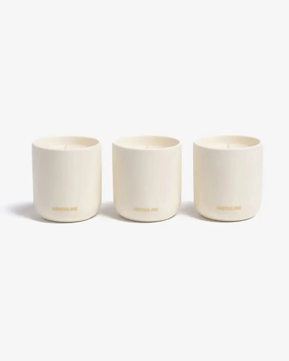 Assouline Travel From Home Scented Candle Set 3