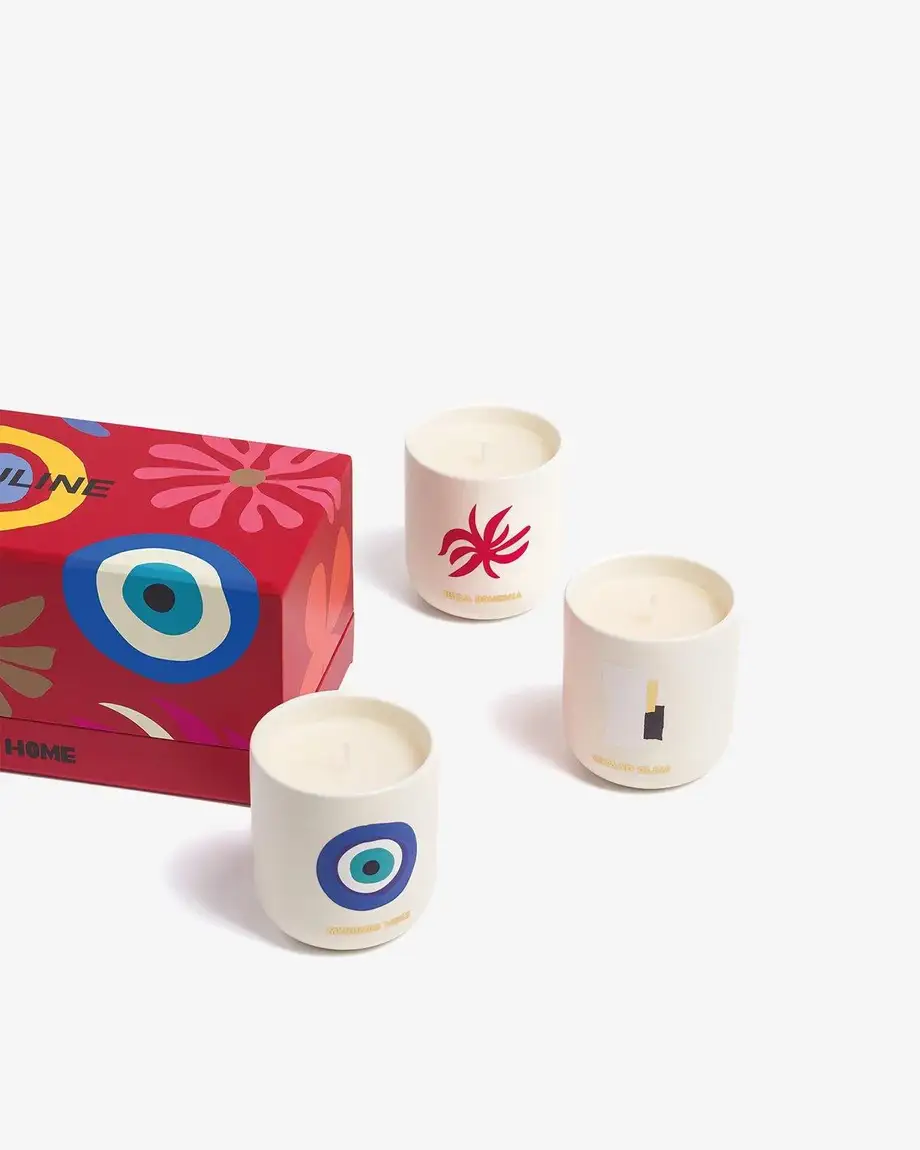 Assouline Travel From Home Scented Candle Set 3