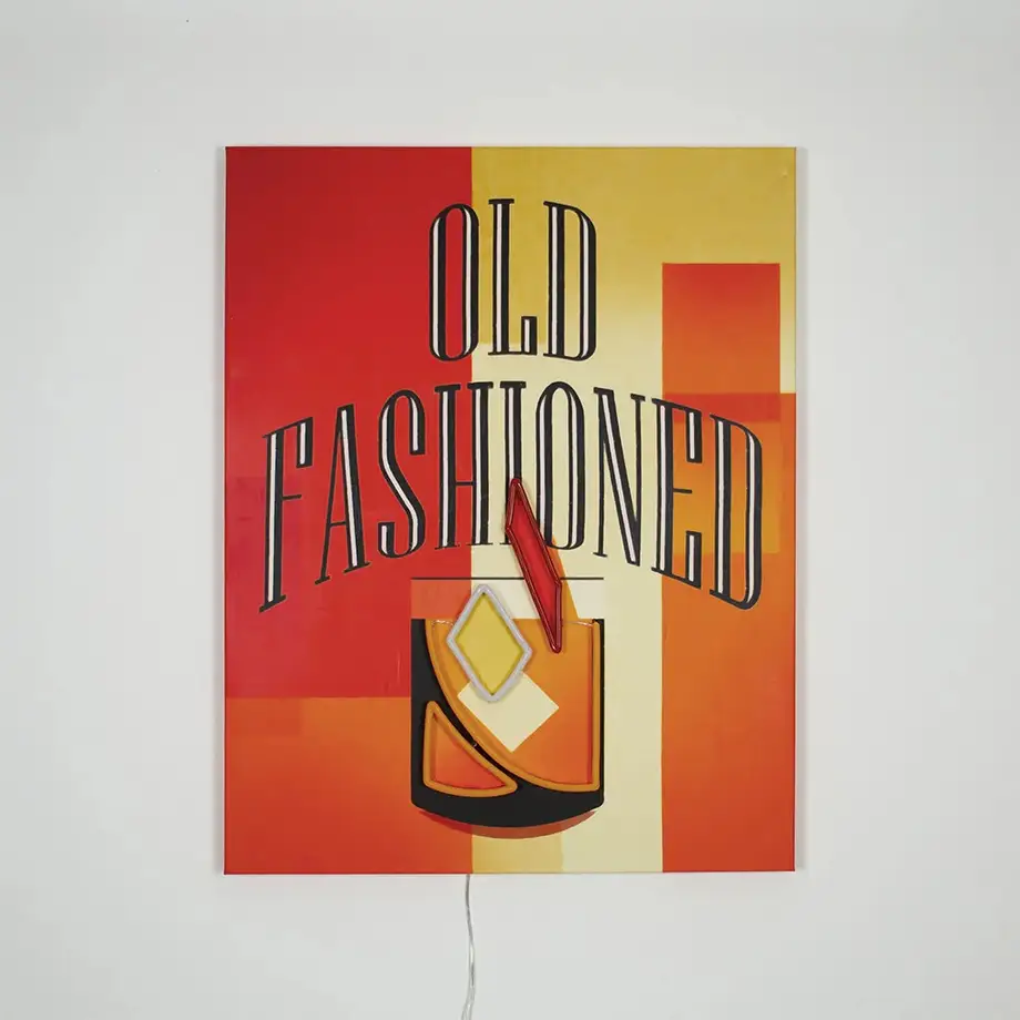 Old Fasioned Wall Artwork Led