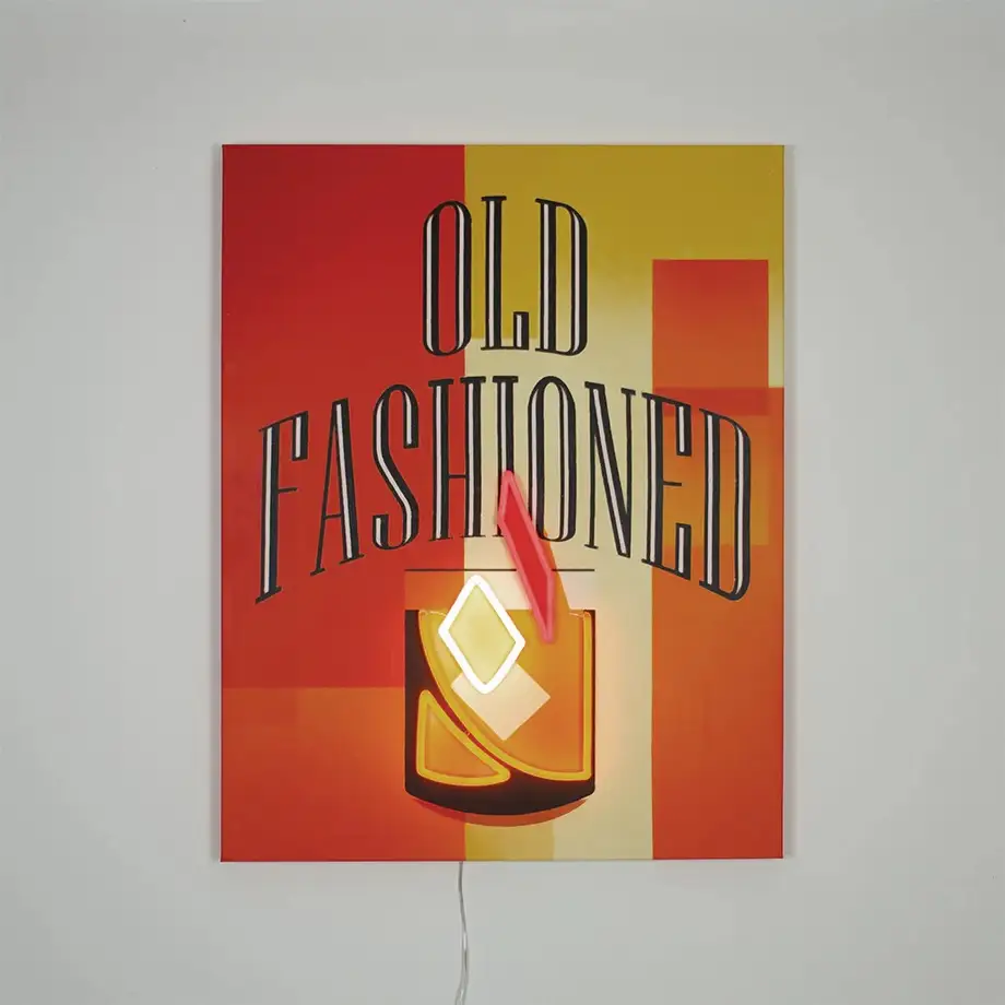 Old Fasioned Wall Artwork Led