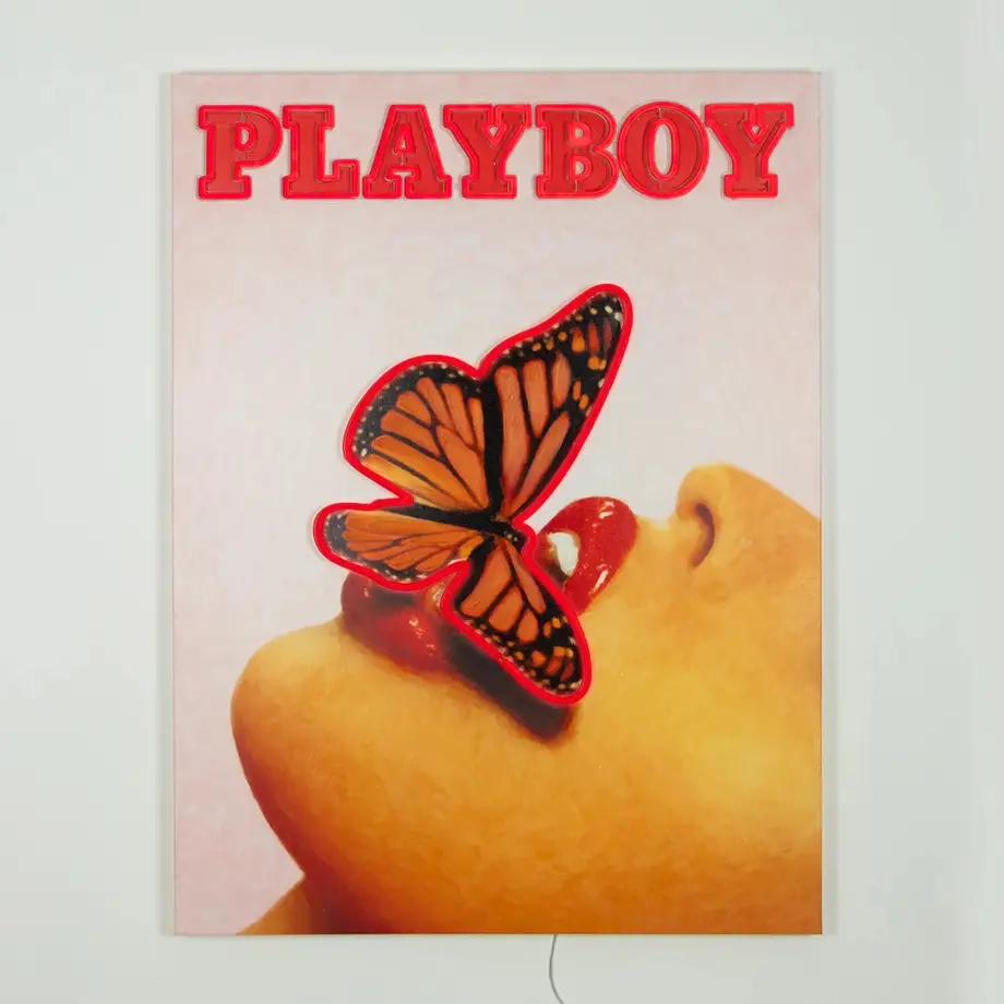 Playboy X "Butterfly Cover" Wall Artwork Led
